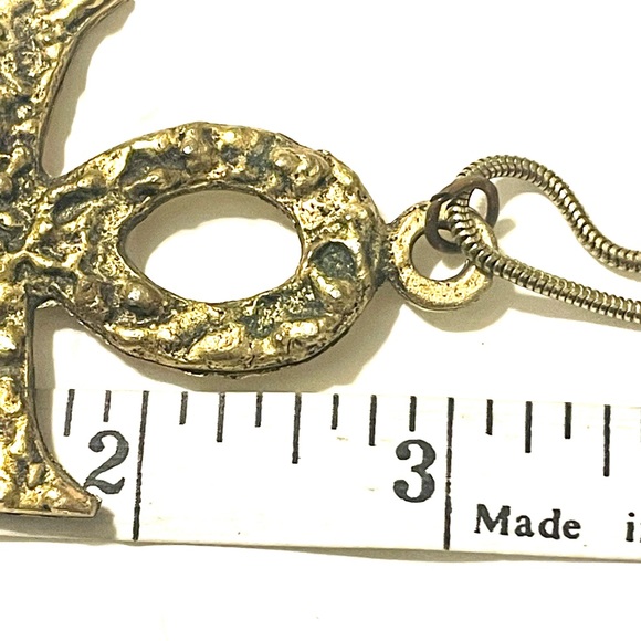 Egyptian Revival Ankh Necklace - Picture 4 of 6